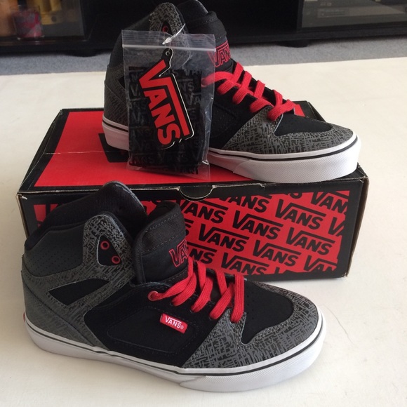 leather van high tops